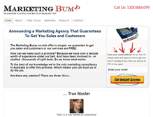 Tablet Screenshot of marketingbump.com